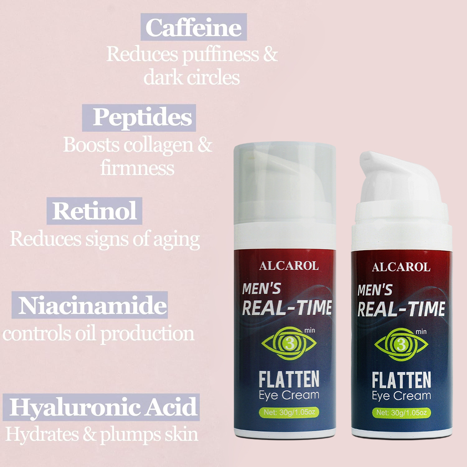 Ready Supply of Brightening Eyes, Firming, Darkening, Smoothing Fine Lines, Men's Eye Cream Cross-Border Wholesale