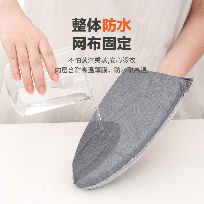 Ironing Board Thickeneded Waterproof Insulated Ironing Gloves Ironing Board Ins Home Handheld Mini Ironing Board with Finger Buckle