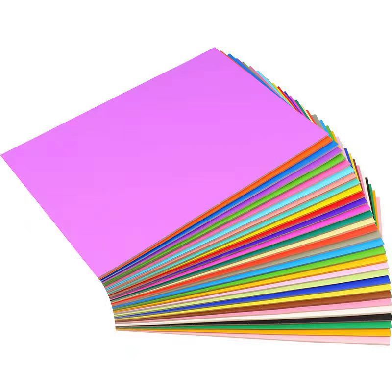 A4 Colored Hard Cardstock, 30 Colors, 160g, for Children's Crafts, A3 Colored Paper, 4K Origami, 8K Red, Black, and White Cardstock Fy