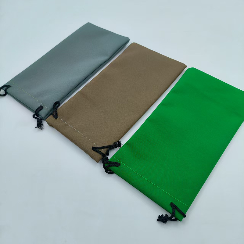 Glasses Case Glasses Bag Sunglasses Bag Factory Wholesale Sunglasses Colorful Storage Drawstring Flap Pocket Pants Ready for Delivery