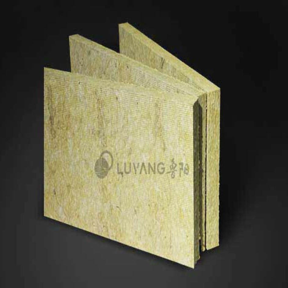 Luyang roof rock wool board fire repellent water insulation insulation dust-free workshop sound insulation purification board