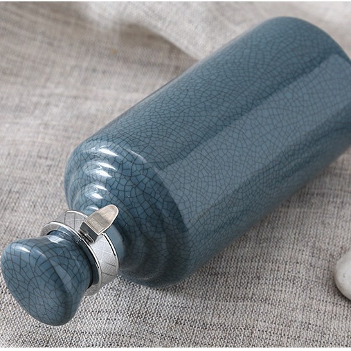 Liquor Ceramic Bottle Household Soaking Wine Bottle Liquor Bottle Sealed Empty Wine Bottle Marble Polka Dot 0.5kg Wine Bottle