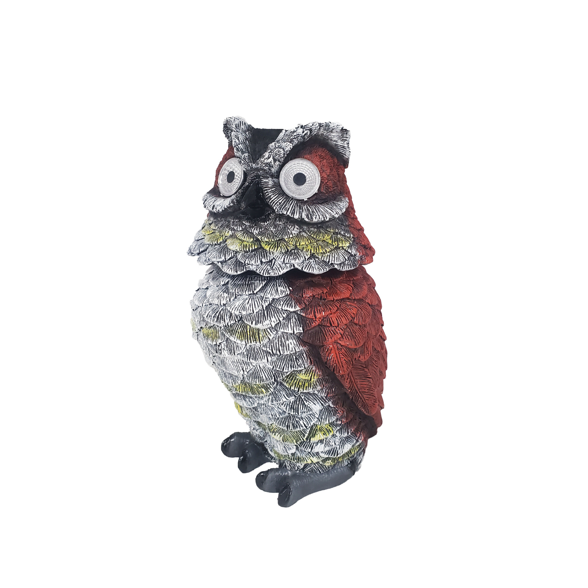 Creative Resin Animal Owl Solar Light Crafts Carving Home Decorations Wholesale Energy Saving Outdoor