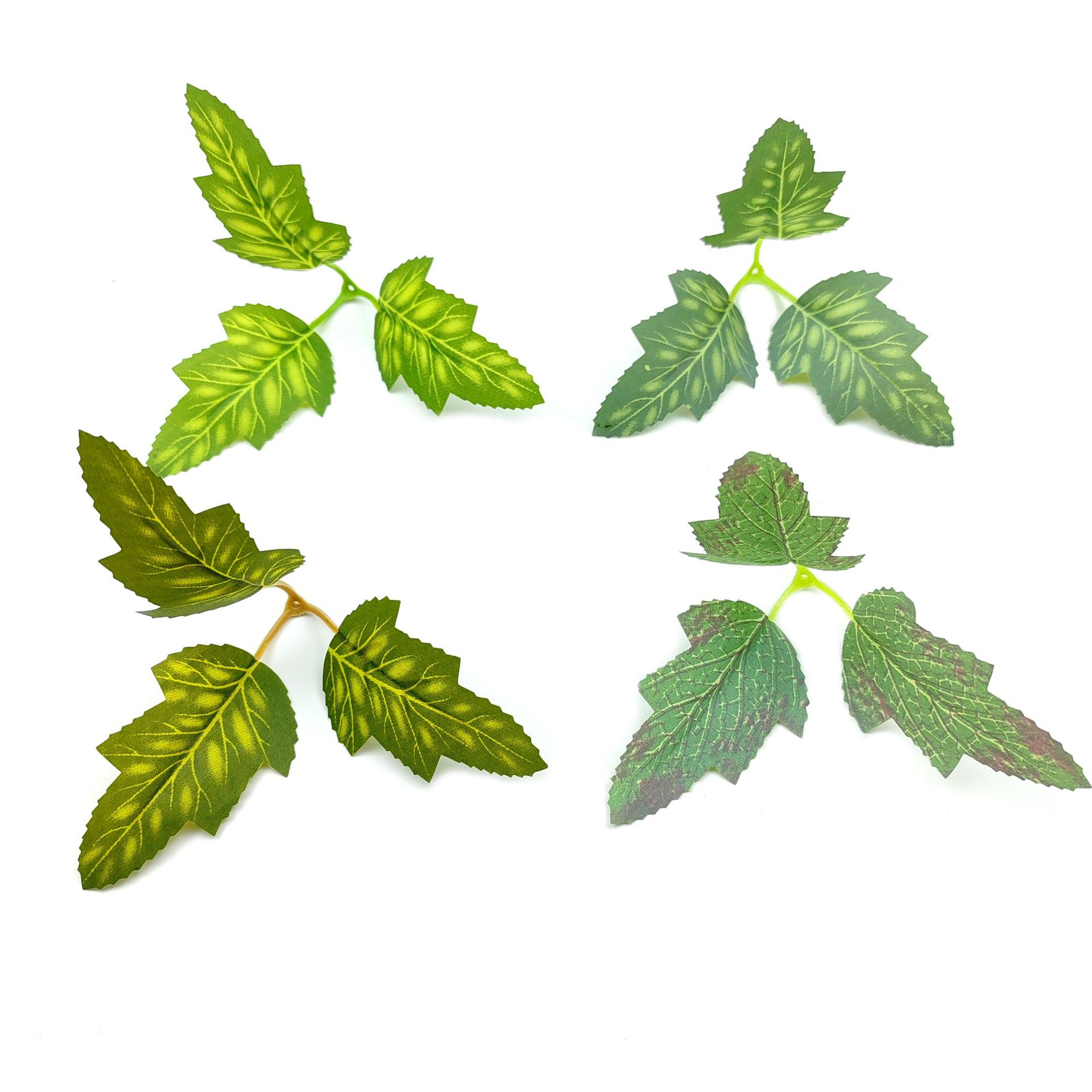 Симулированный 3-шт хризантема лист искусственное дерево свадебное украшение искусственный ландшафт подделка дерева искусственные цветы европейские цветочные декоративные листья аксессуары