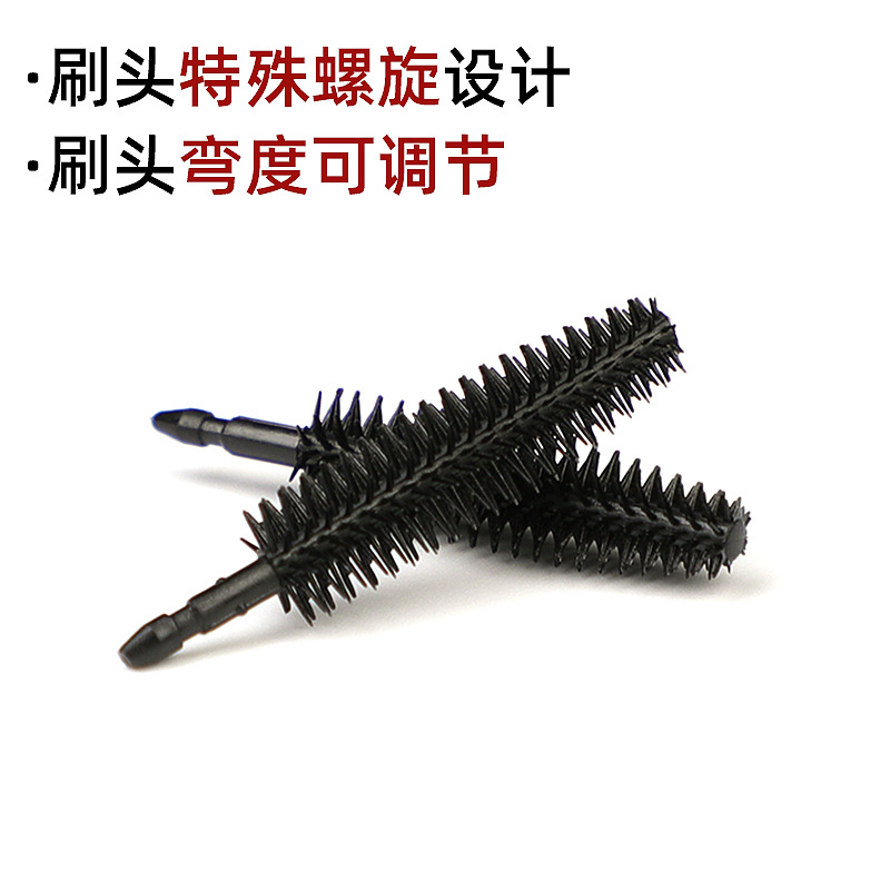 Silicone Eyelash Brush Head Eyelash Brush Eyebrow Comb Replacement Brush Head Disposable Colorful Silicone Brush Source Factory