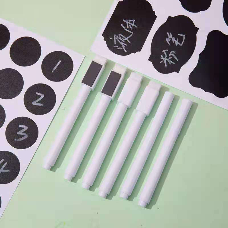 Factory direct color core black core whiteboard pen lamp board pen creative with brush water-based environmental protection erasable pen advertising LOGO