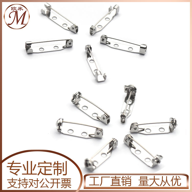 Брошь из нержавеющей стали 316, титановая безопасность с замком, аксессуары для ручной работы