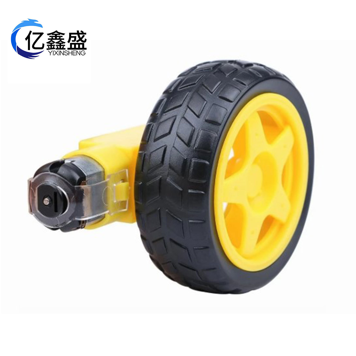 Intelligent Car chassis robot tire + DC gear motor suit wheel wheel TT motor