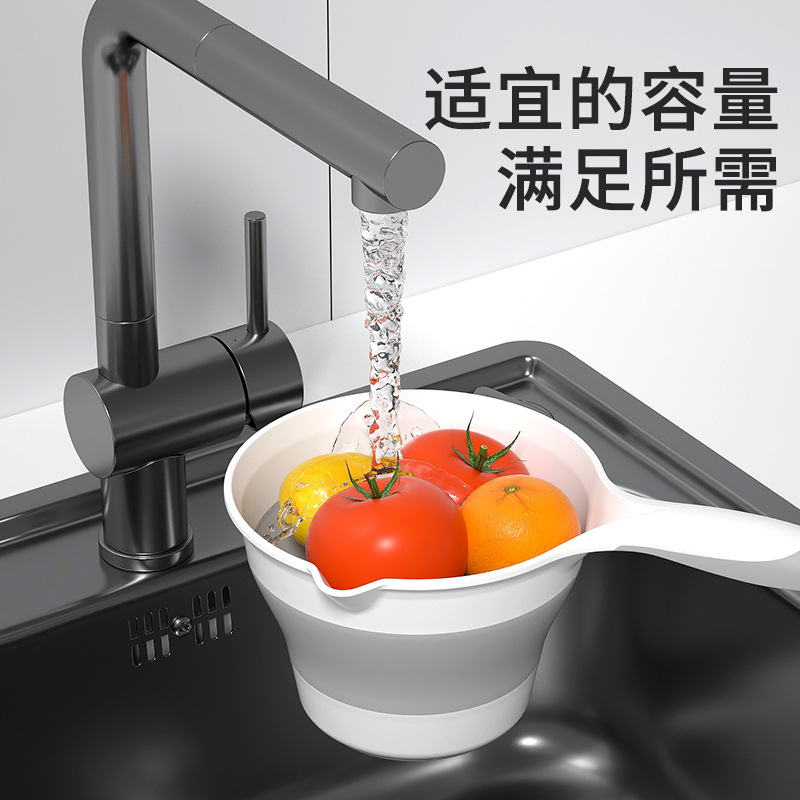 Folding Water Spoon Kitchen Portable Plastic Thickened Water Spoon Hanging Drifting Water Spoon Water Spoon Water Spoon Water Spoon Shampoo Cup