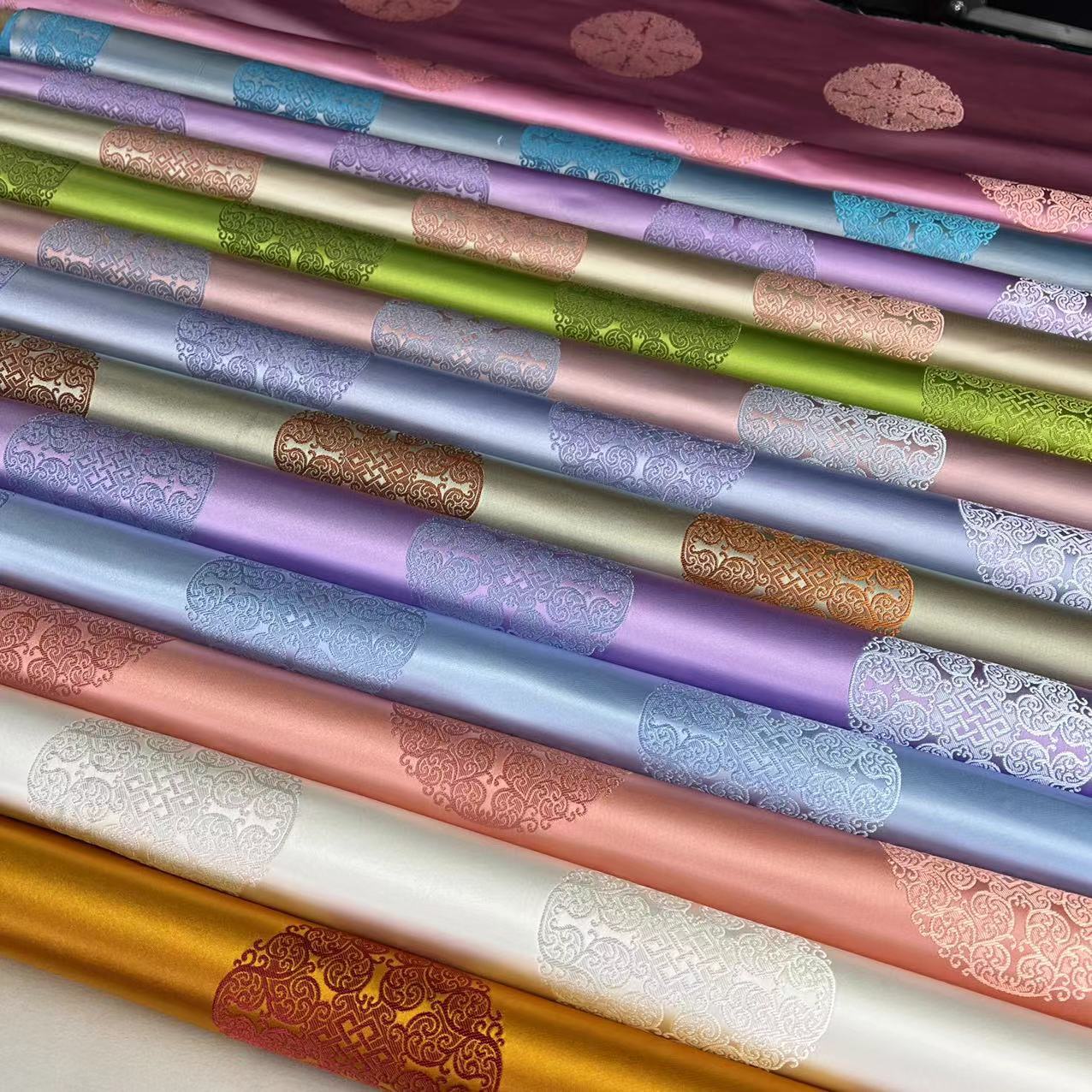 National Style Top, Mongolian Robe, Ruyi Group Vest, Cheongsam Vest, Yarn-Dyed High-Precision Brocade Silk Fabric