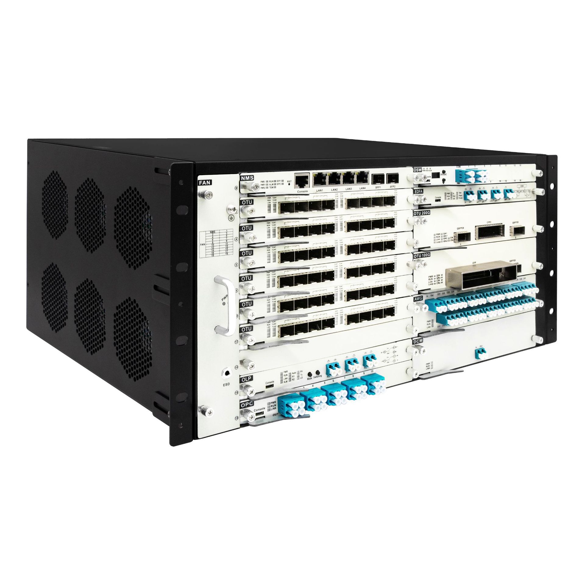 Dwdm Wdm Equipment System Transmission 400g Rack-Type Non-Coherent Without Active Wave