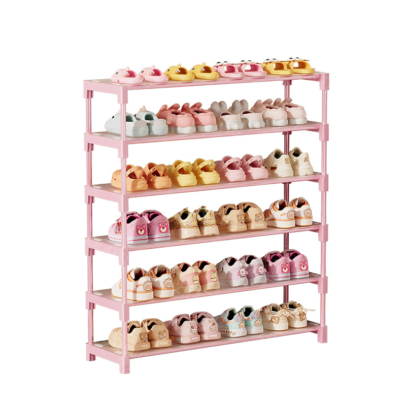 Cute and Simple Kidsren's Shoe Rack Doorway Bedroom Shoe Rack Simple Multi-Layer Shoe Rack Storage under the Table Shoe Cabinet Multi-Function