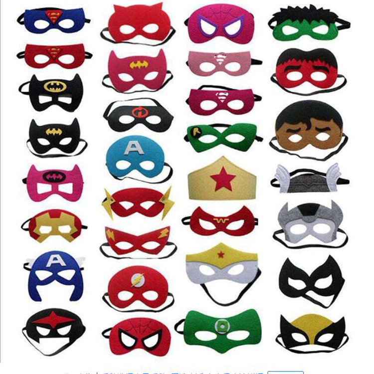 diy Halloween children special felt mask wholesale creative masquerade cartoon felt mask eye mask