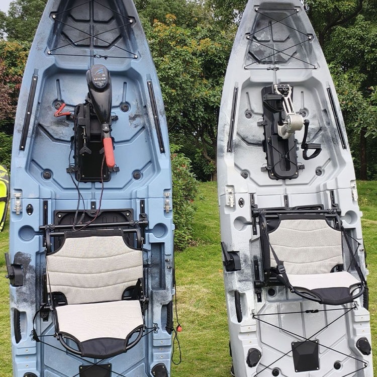 Luya Kayak Splicing Thickeneded Kayak Pedal Canoe Single and Double Luya Boat Fishing Boat Assault Boat