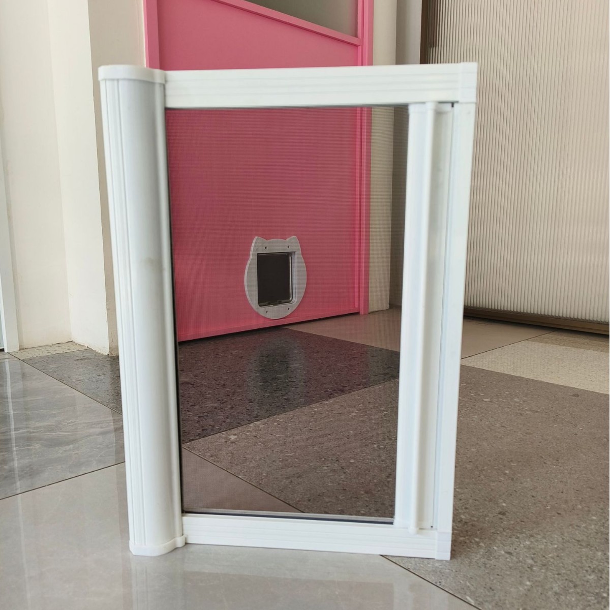 Doors and Windows Aluminum Alloy Roll Invisible Screen Anti-Mosquito Retractable Screen Door Push-Pull Screen Window Screen Aluminum Sand Window Wholesale