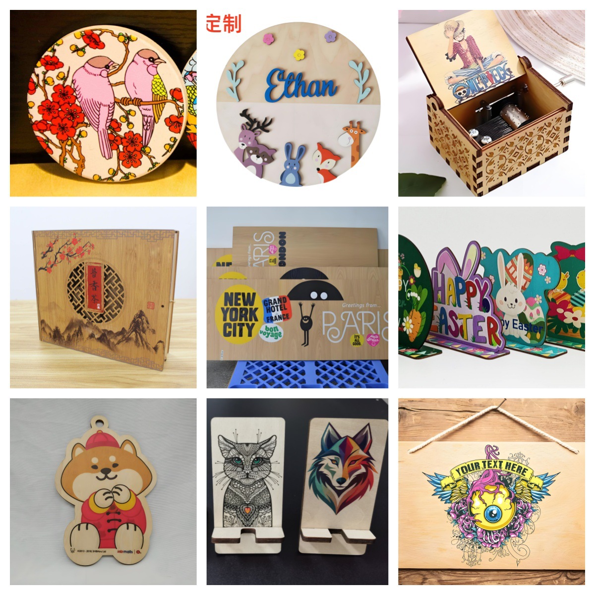 Guangzhou Uv Color Printing Logo Printing Bamboo and Organic Glass Products Flat Uv Brushing Processing Manufacturer Inkjet