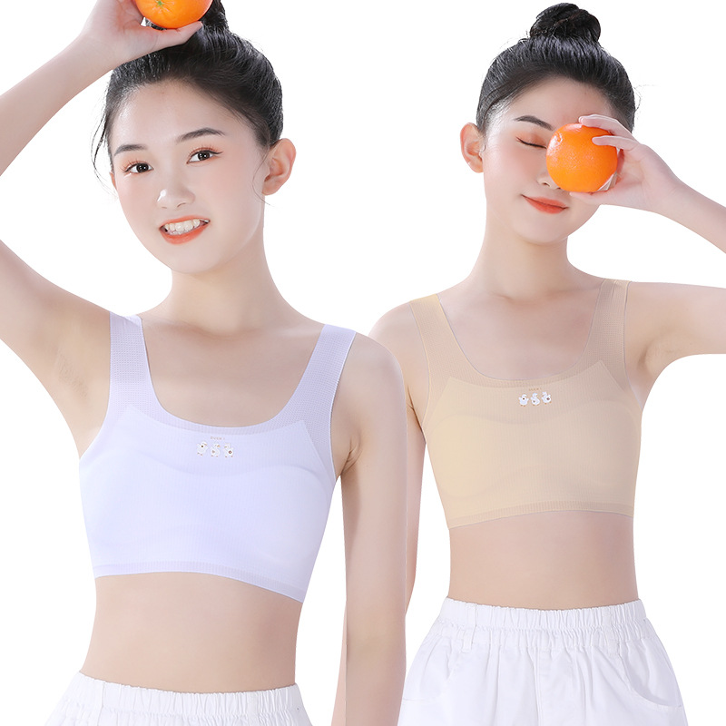 Children's Underwear Developing Primary School Girl's Vest 10-year-old Middle School Girl's 12-year-old Girl's Summer Thin Bra