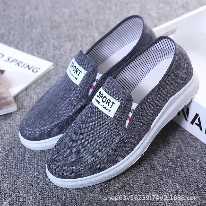 Spring and Summer Explosions Canvas Shoes Men's Shoes Old Beijing Cloth Shoes Men's Shoes Non-slip Wear-resistant Low-top Board Shoes Men's Dad Shoes