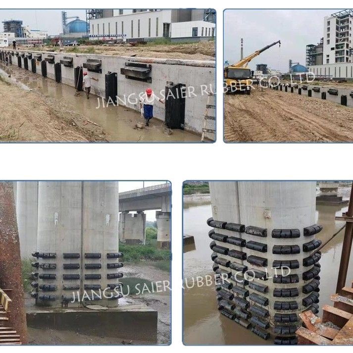 Factory Wholesale Direct Sales Rubber Fenders D-Type Series Complete Specifications Anti-Collision Strips Rubber Strips Dock