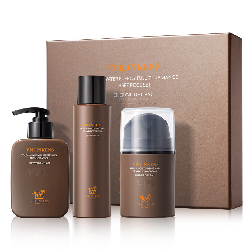 Набор Vpk для мужчин, увлажняющий и восстанавливающий, 168Г+120Мл+50Г, очищение