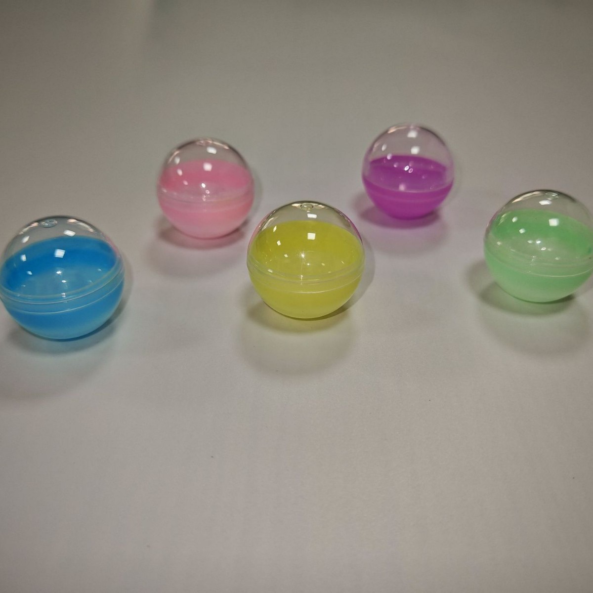 32mm Round Gashapon Golden Silver Full Color Ball Bonus Ball Candy Gift Ball Transparent PP Ball Twisted Egg