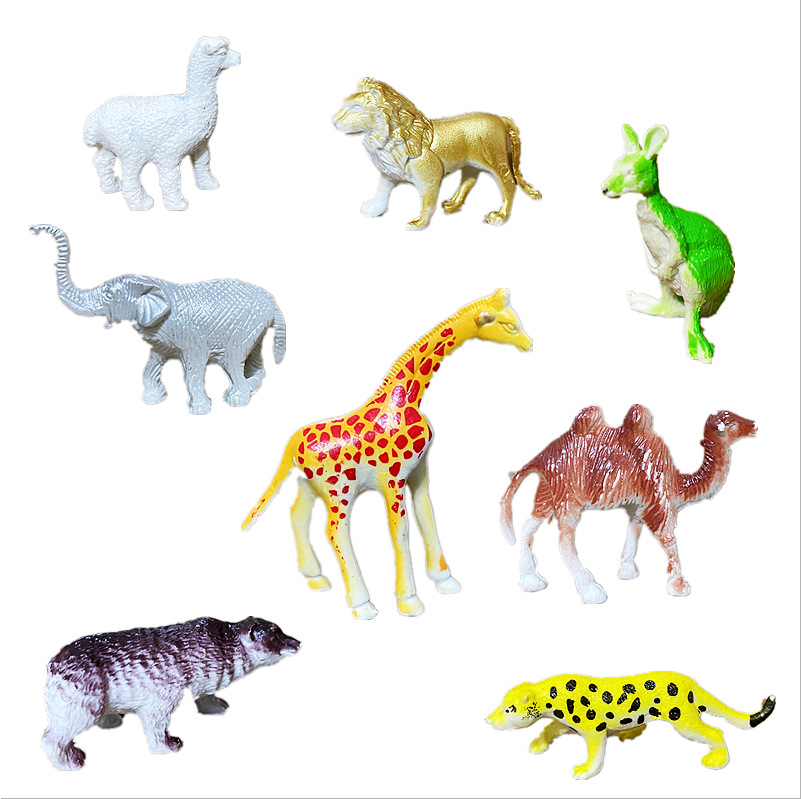 56 new cross-border simulation small dinosaur children's toy archaeological model set mini dinosaur wildlife wholesale