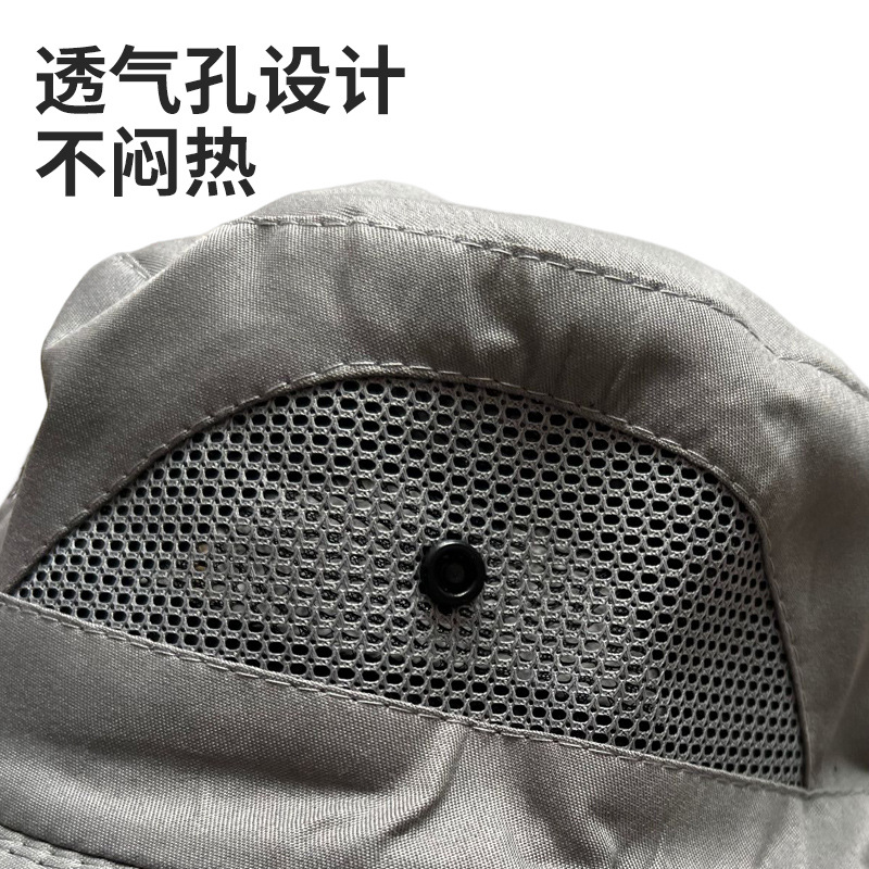 Manufacturer Customized Large Brim Mountaineering Hat Fishing Gear Supplies Fisherman Hat Summer Fashion Outdoor Sunshade Fishing Hat
