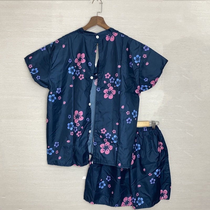 Disposable sweaty clothes back-opening bath clothes men's and women's sauna clothes pure cotton moxibustion water massage clothes bathhouse massage