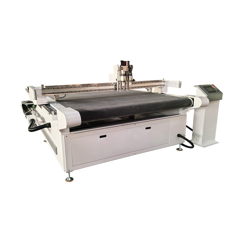 Flexible composite vibrating knife cutting machine PVC tablecloth cutting machine foaming material cutting equipment