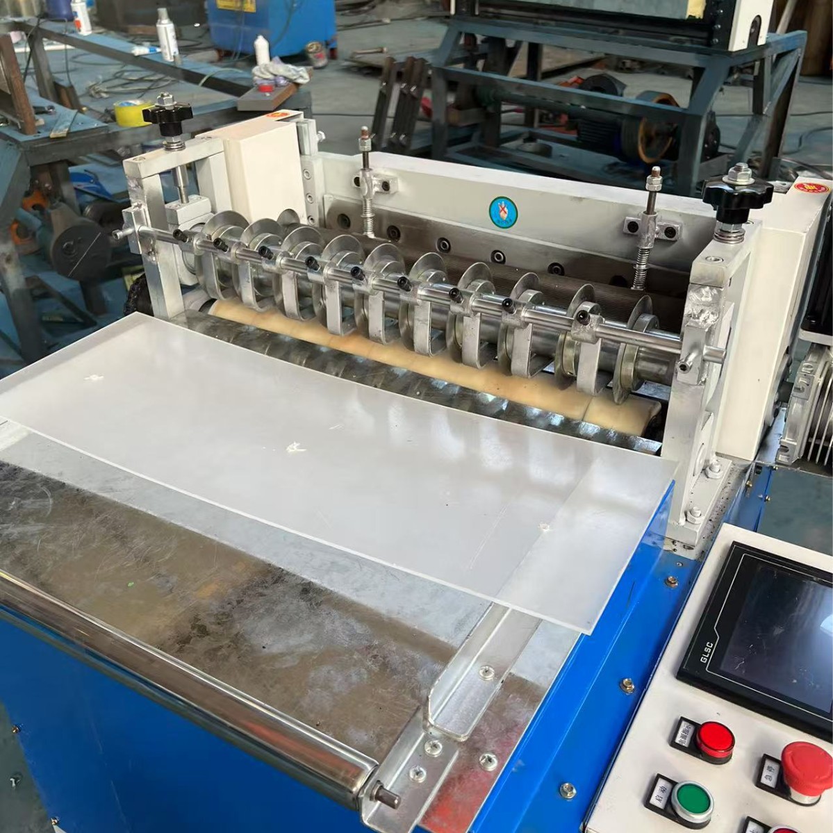 Rubber Cnc Rubber Cutting Machine Stepper Drive Strip Cutting Machine Multi Knife Plc Rubber Slitting Machine Manufacturer