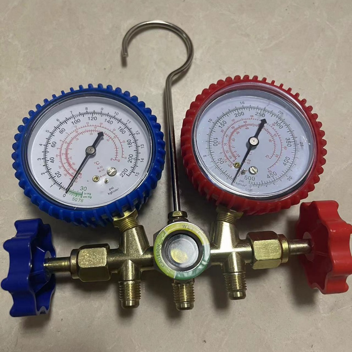 Флюоридометр 536 для автомобильного кондиционера, двойной манометр, оптовая продажа