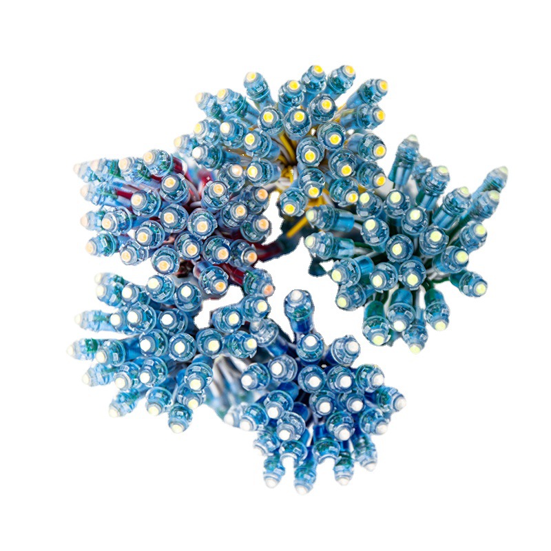 led advertising signature lamp punching string lamp exposed lamp dot matrix perforated lamp 9mm waterproof lamp string lamp landscape winding