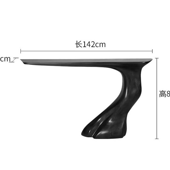 Light Luxury Creative Home Wall Entrance Table Glass Fiber Reinforced Plastic Special-Shaped Tree Root Table Corridor Aisle Decorative Cabinet Art Ornaments