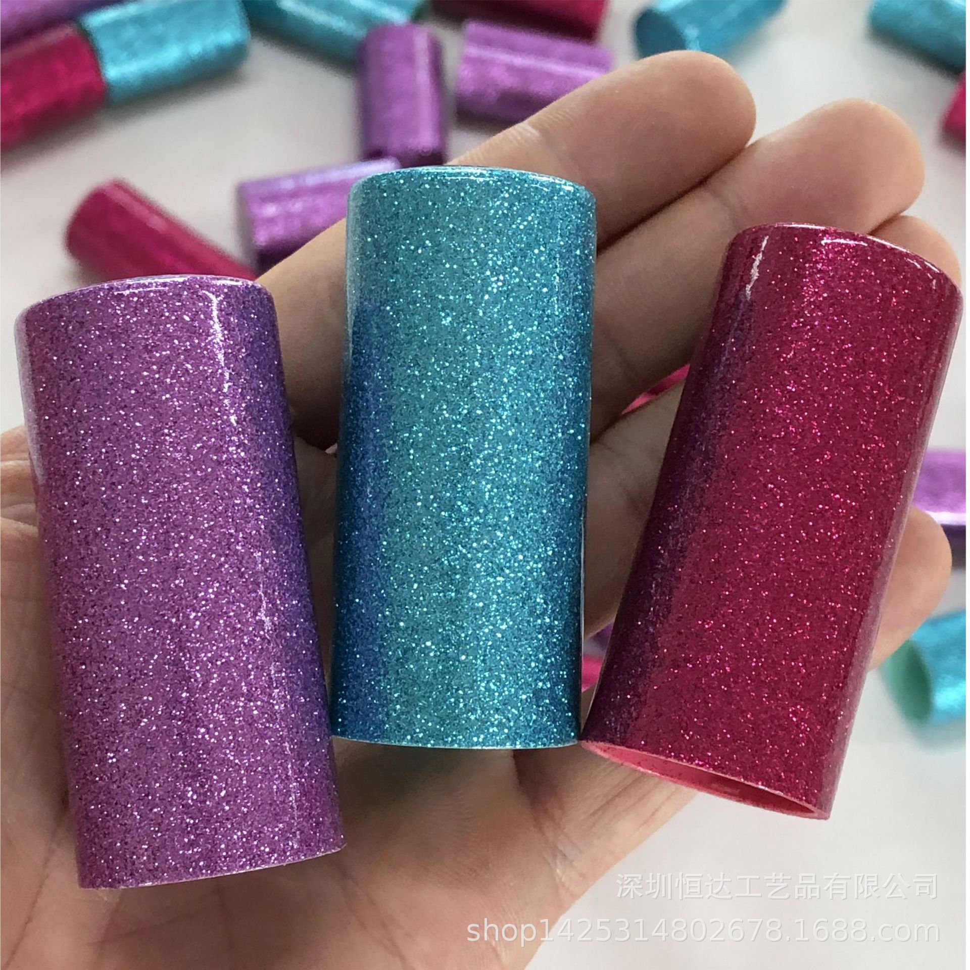 Semicircle glitter powder shell jewelry paste glitter powder cosmetic box paste scallion powder shell spray spray scallion powder