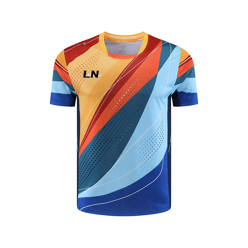 Summer New Style Table Tennis Clothes Quick-drying Breathable Men's and Women's Children's Short-sleeved Competition Training Clothes Sportswear Printing