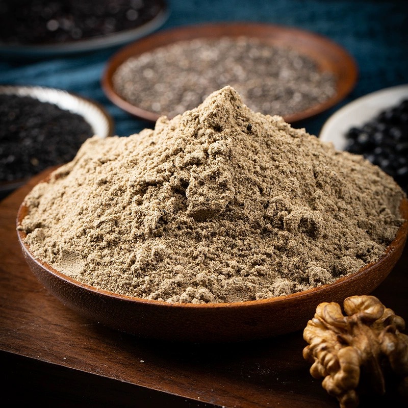 Five Black Powder, Black Sesame, Black Beans, Black Wolfberry, Black Mulberry, Black Rice, Nutritious Breakfast, Convenient Drink Meal Replacement Powder Available for Wholesale