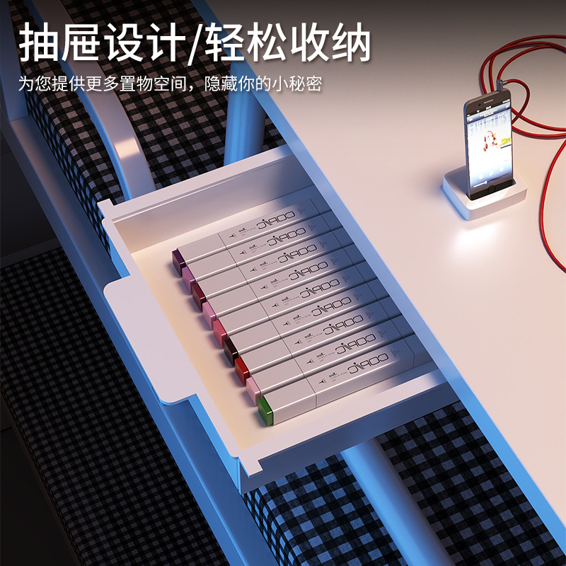 Factory direct bed desk foldable small table dormitory computer table small table board home office study table