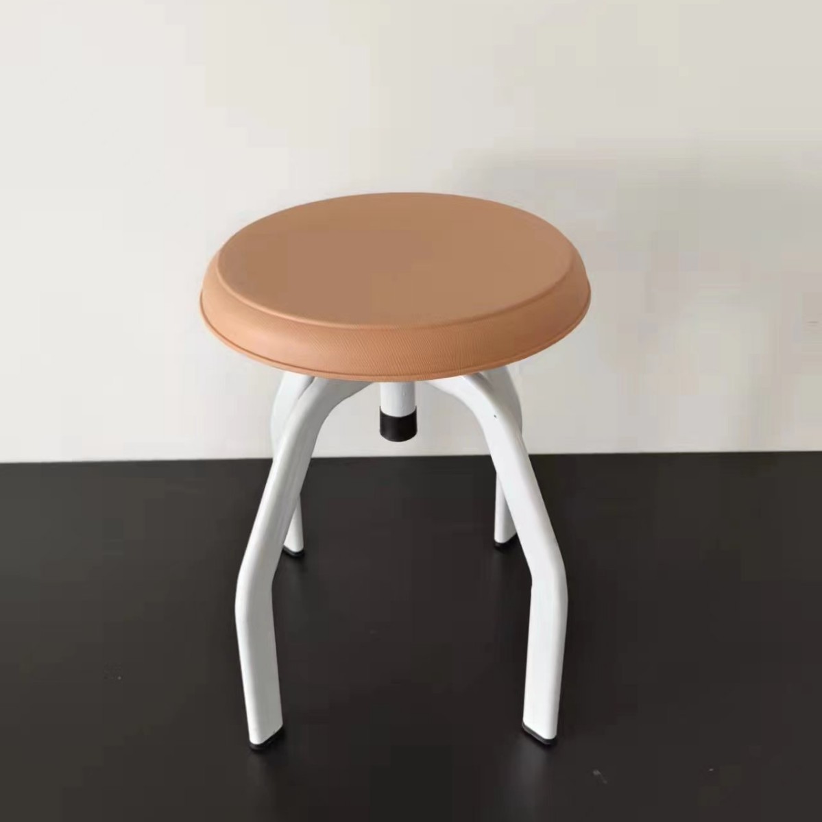 Spiral lifting stool for primary and secondary schools ABS injection molding surface plastic steel stool four-legged stool laboratory special stool suspension stool