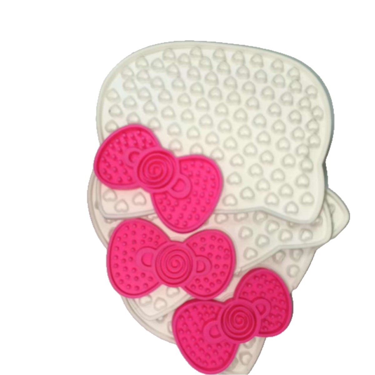 Dog Licking Mat, Pet Slow Feeding Mat, Silicone Licking Plate, Licking Mat, Cat Hiding Food Leakage, Enrichment Toy, Enrichment