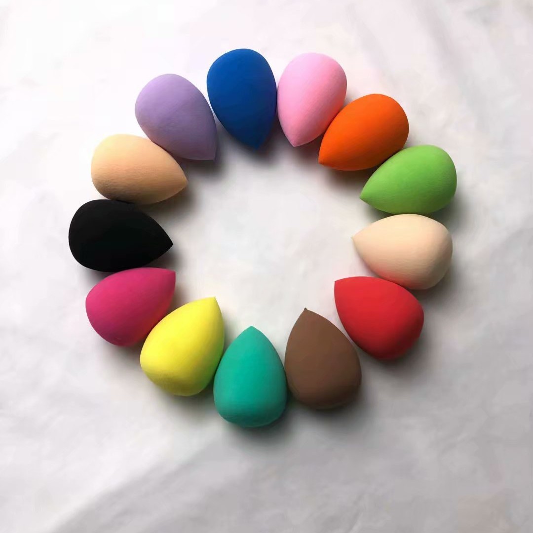 Manufacturers supply 32*46 medium beauty eggs non-latex powder drops powder puff beauty makeup tools