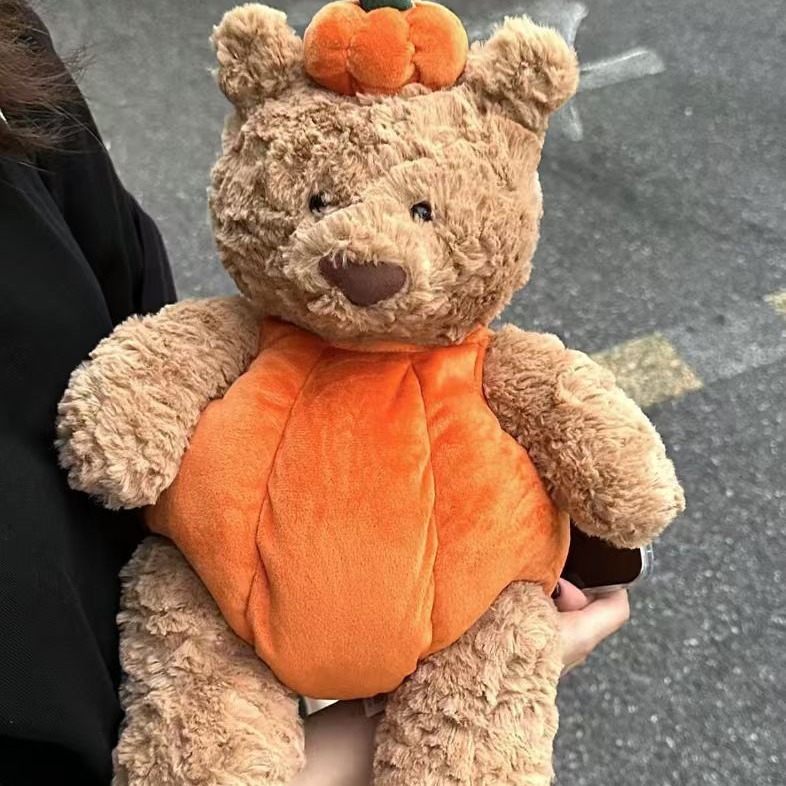 Domestic Jellycat Nip Brand Jelly Halloween Barcelona Bear Pumpkin Bear Cute Toy Gift