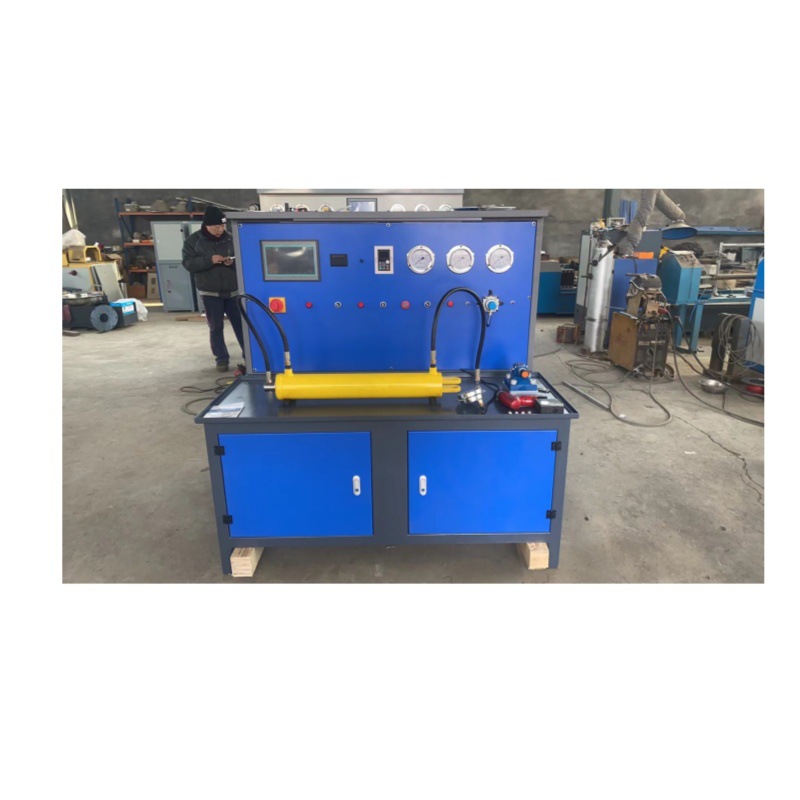 Digital display PLC screen display configuration optional factory production source supply hydraulic pump station drive YBG cylinder test bench