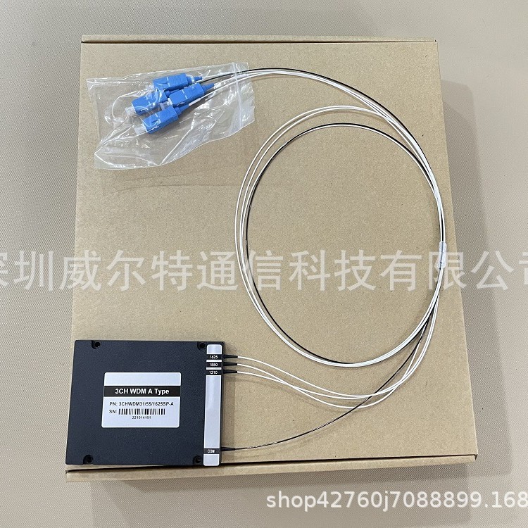 G657A1 0.9mm Wire Diameter Optical Fiber Cable, Sc/Upc Interface, 1×3 Channel Wdm