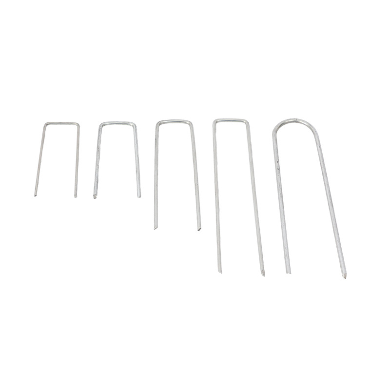 U-shaped ground nail lawn nail ground cloth nail insect-proof cloth nail galvanized ground nail greenhouse Orchard ground film nail outdoor tent nail