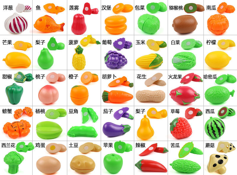 Игрушечная тележка для покупок для детей, супермаркет, овощи, фрукты, музыка, кухонная игрушка, прямая продажа от фабрики