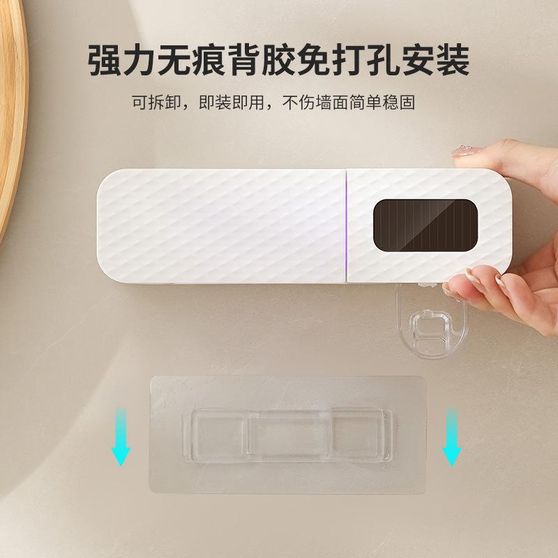 Новый умный держатель для зубной щётки, стерилизатор UV, настенный, автоматический выжиматель зубной пасты