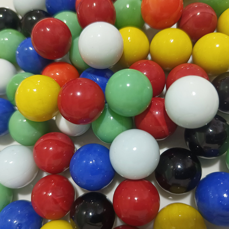 Кастомизированные стеклянные бусины кремового цвета, фарфоровые цветные мраморные бусины для игровой площадки, цветные стеклянные мраморы, могут упаковываться в маленькие пакеты