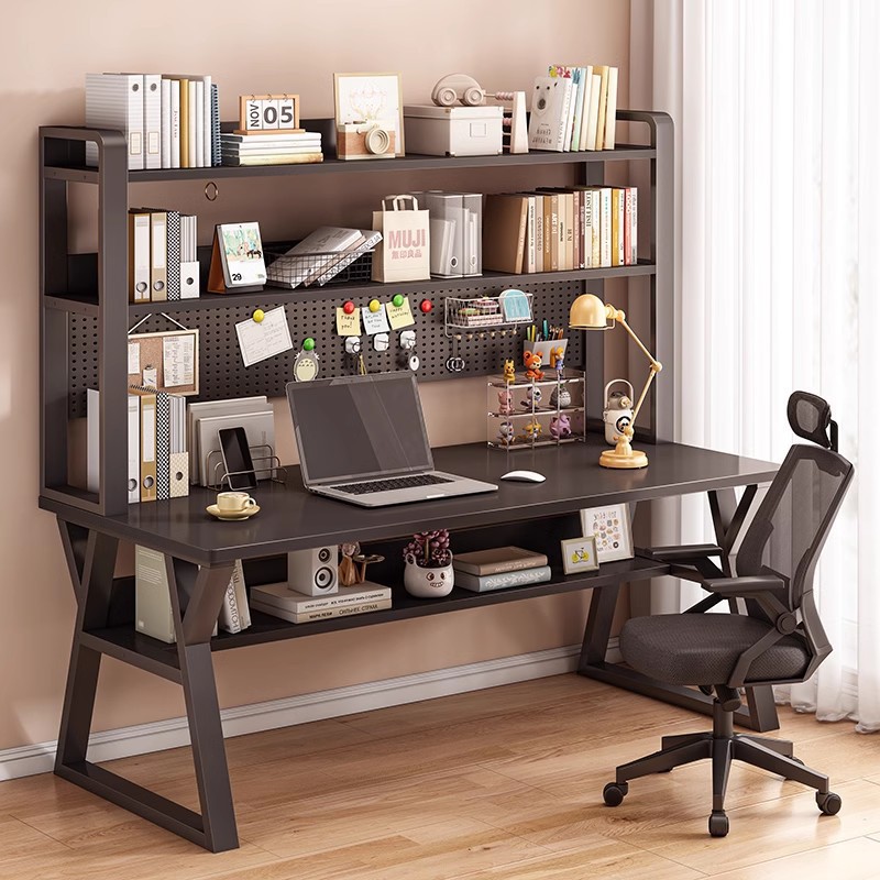 Perforated Board Desk Bookshelf Integrated Table Student Desktop Computer Table Home Study Table Simple Table Bedroom Girls