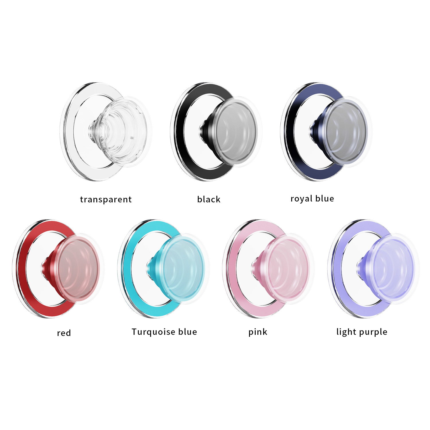 Mobile Phone Magnetic Airbag Holder Telescopic Acrylic N52 Magnet Removable Snap Replacement Airbag Holder Customization