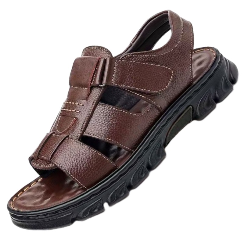 One Piece Drop Shipping Free Shipping Men's Sandals and Slippers Summer Men's Outdoor Wear-Resistant Driving Thick-Soled Non-Slip Waterproof New Style